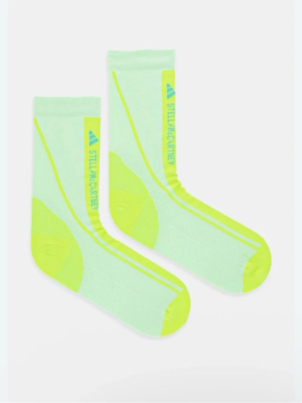 Stella McCartney Performance Ankle/Crew Socks - Lime-M/Orange-M/Neon/Gray-M